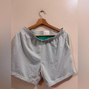 Nice laundry Men's Light Gray Mesh Athletic Shorts